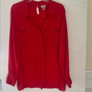 Worthington Bold Red Blouse